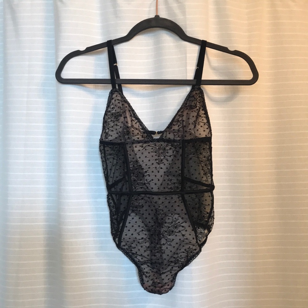 Victoria’s Secret Lingerie Black Lace Teddy